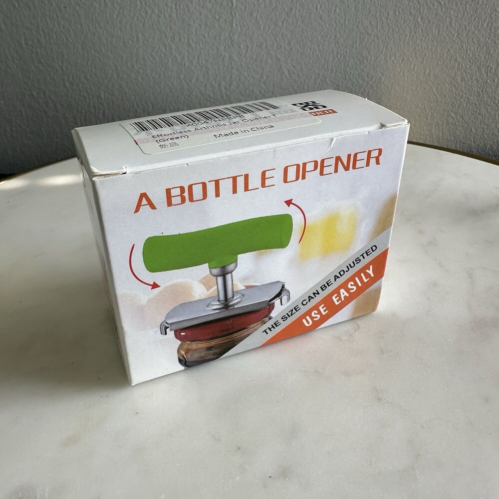 Adjustable Can Opener Jar Lid Bottle Remover Tool Stainless Steel Twist Off Grip